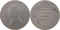 INDIA BRITISH 2 ANNAS Victoria 1837-1901 -