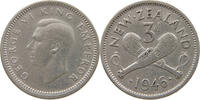 NEW ZEALAND 3 PENCE George VI. (1936-1952) -