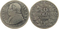 VATICAN 10 SOLDI Pius IX. 1846-1878. -