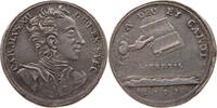 SWEDEN / SCHLESIEN HERZOGTUM MEDAILLE Josef I., 1705-1711 auf die durch den schwedischen König Karl XII. bewirkte -
