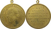 HAUS HABSBURG MEDAILLE FRANZ JOSEPH I. 1848-1916, Eröffnung des Nord -Ostsee-Kanals in Kiel -