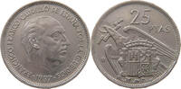 SPAIN 25 PESETAS Francisco Franco 1939-1975 -