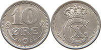 DENMARK 10 ÖRE Christian X. (1912-1947) -