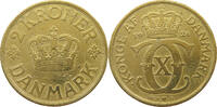 DENMARK 2 KRONER Christian X. (1912-1947) -