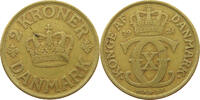 DENMARK 2 KRONER Christian X. (1912-1947) -