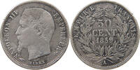 FRANCE 50 CENTIMES Napoleon III. (1852-1870) -