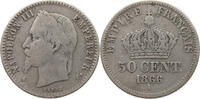 FRANCE 50 CENTIMES Napoleon III. (1852-1870) -