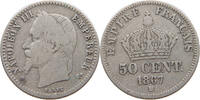 FRANCE 50 CENTIMES Napoleon III. (1852-1870) -