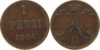FINLAND PENNI Alexander III (1881-1894) -