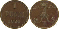 FINLAND PENNI Alexander III (1881-1894) -