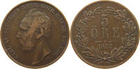 SWEDEN 5 ÖRE Karl XV. (1859-1872) -