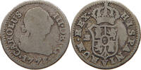 SPAIN 1/2 REAL Carlos IV, 1788-1808 -