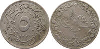 EGYPT OTTOMAN 5/10 QIRSH MEHMED V. (1909-1918) -