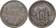 SWEDEN 10 ÖRE Oscar II. (1872-1907) -