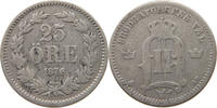 SWEDEN 25 ÖRE Oscar II. (1872-1907) -