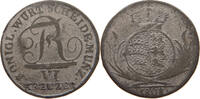 WÜRTTEMBERG 6 KREUZER König Friedrich (1806-1816) -