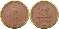MEISSEN MEDAILLE Baustein zum Meissnerhaus Vikartal. Tirol, Alpenverein Sektion Meissen -