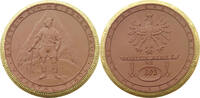 MEISSEN MEDAILLE Baustein zum Meissnerhaus Vikartal. Tirol, Alpenverein Sektion Meissen -