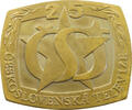 CZECHOSLOVAKIA MEDAL 25 YEARS CST -