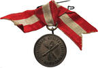 DENMARK MEDAL OPVARTERNES ASSURANCEFORENING 1891 BADGE -