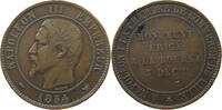 FRANCE 10 CENTIMES Napoleon III. (1852-1870) MONUMENT ÉRIGÉ A LA BOURSE LILLE -