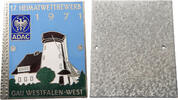 WESTFALEN PLAQUETTE 1971 GAU WESTFALEN WEST -