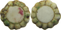 SIAM THAILAND TOKEN Siamese Gambling token Porzellan, PORCELAIN -