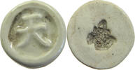 SIAM THAILAND TOKEN Siamese Gambling token Porzellan, PORCELAIN -
