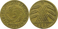 WEIMARER REPUBLIK 5 PFENNIG DEZENTRIERT -