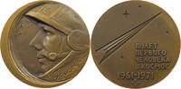 RUSSIA USSR MEDAL GAGARIN 10 years of the first man´s flight into space 1961 -1971 -