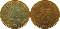 CENTRAL AFRICAN STATES 25 FRANCS -