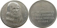 ITALY MEDAL LEONARDO DA VINCI NON-PRECIOUS -