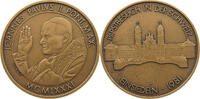 SCHWEIZ MEDAILLE 1981 PAPSTBESUCH IN DER SCHWEIZ 1981 JOHANNES PAUL II. VZ 12.88 &pound;  +  8.58 &pound; shipping
