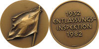 SCHWEIZ MEDAILLE 1982 ENTLASSUNGS INSPEKTION 1982 BRONZE VZ 8.59 &pound;  +  8.58 &pound; shipping