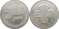 SCHWEIZ MEDAILLE 1991 800 JAHRE EIDGENOSSENSCHAFT NON-PRECIOUS SS-VZ 10.30 &pound;  +  8.58 &pound; shipping