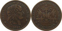 HAITI 2 CENTIMES -