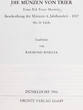 Düsseldorf Literatur 1988 Raymond Weiller - Die Münzen von Trier. Erster Teil. Erster Abschnitt sehr gut, alte Besitzerkennung