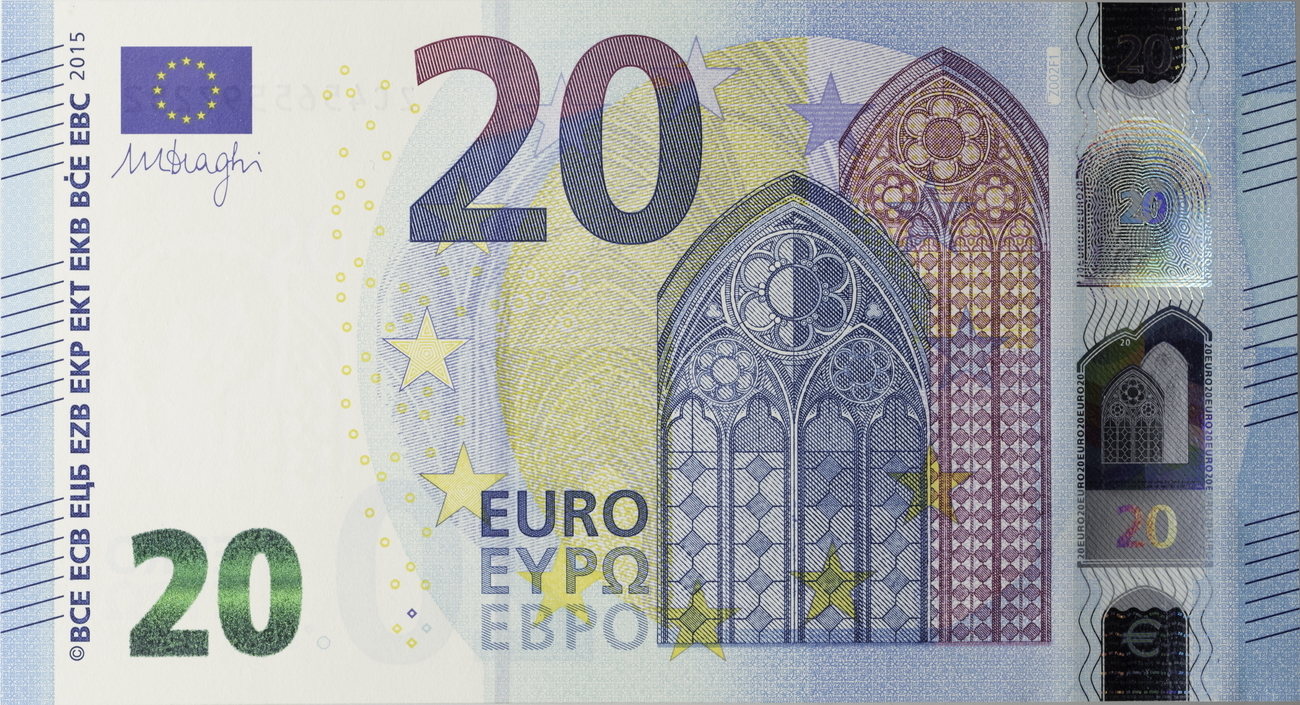 Europa 20 Euro Euro Banknote, 2. Serie Gothik (seit 2015) I GEM UNC | MA-Shops