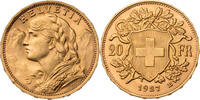 Schweiz 20 Franken 1927 B Vreneli - Kursmünze (1897-1949) vz 689.23 £  +  21.67 £ shipping