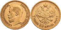 Russland 7 Rubel 50 Kopeken 1897 АГ Nikolaus II. (1896-1917) - Kursmünze (1897) VF-EF