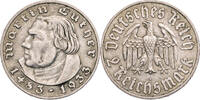 Drittes Reich 2 Reichsmark 1933 A 450th Anniversary of Martin Luther ss 17.34 £  +  13.00 £ shipping