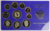 Bundesrepublik Deutschland 5 x 12,68 DM Kursmünzensatz (KMS) -