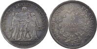 Frankreich, 3. Republik 5 Francs Herkulesgruppe -