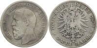 Kaiserreich, Baden 2 Mark Friedrich I. (1856-1907) - Kursmünze (1876-1888) -