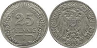 Kaiserreich 25 Pfennig 1912 F Kursmünze (1909-1912) ss, Kratzer 6.94 £ Tax included +  8.68 £ shipping