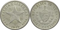 Kuba 10 Centavos 1949 Kursmünze (1915-1949) vz 13.02 £ Tax included +  8.68 £ shipping
