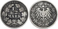 Kaiserreich 1/2 Mark Kursmünze (1905-1919) -