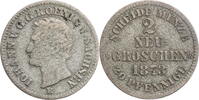 Sachsen, Albertinische Linie 20 Pfennige (2 Neugroschen) Johann I. (1854-1873) - Kursmünze (1868-1873) -