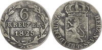 Nassau, Herzogtum 6 Kreuzer Wilhelm I. (1816-1864) - Kursmünze (1817-1828) -