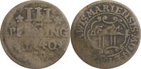 Wismar, Stadt (unter schwedischer Besatzung) 3 Pfennig Frederik I. - Kursmünze (1721-1744) -